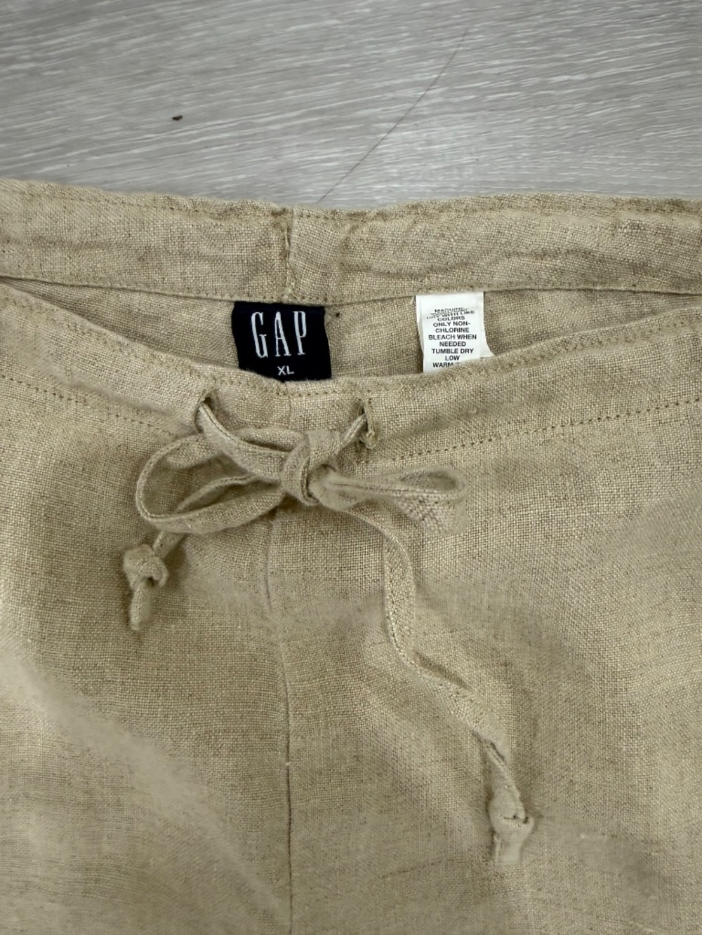 Gap Linen Drawstring Pants โ Size XL | NWT - Picture 2 of 4